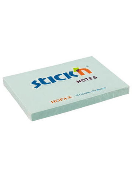 Карточки с клеевым слоем STICK N HOPAX, 76*101 мм, голубой цвет, 100 листов