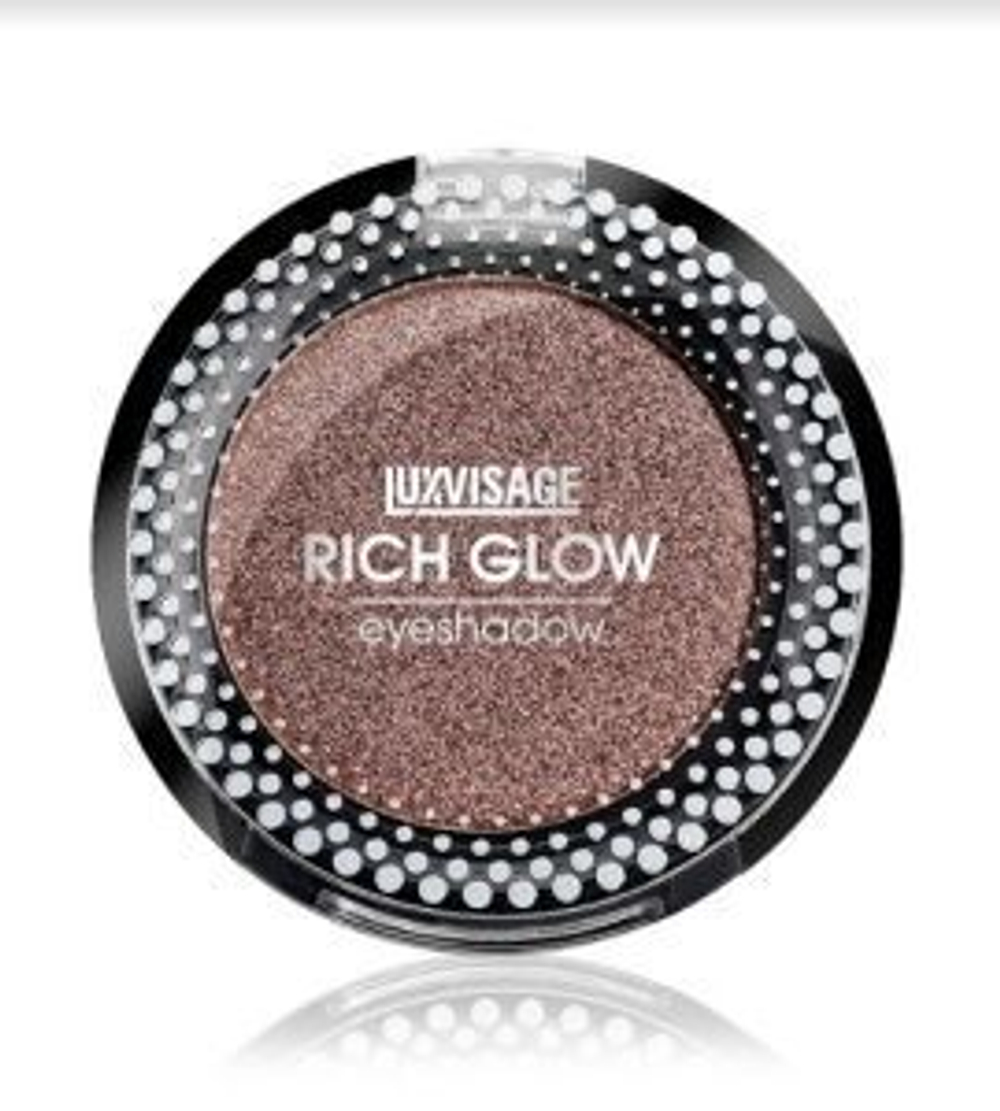 Тени для век компактные Lux Visage RICH GLOW 6 тон (Coffee break), 2г