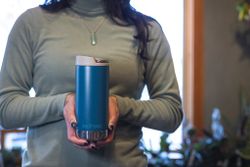 Термокружка Klean Kanteen TKWide Cafe Cap 12oz (355 мл) Corsair