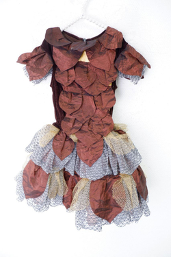 Платье "Балаган" карнавальное на 9-10 лет