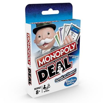 Hasbro Настольная игра "Монополия Сделка" (карточная)