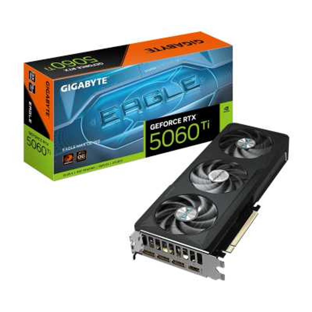 Видеокарта GigaByte nVidia GeForce RTX 5060 Ti 16Gb GV-N506TEAGLEMAX OC-16GD 1.0
