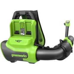 Greenworks GD40BPG2 40В ранцевая воздуходувка аккумуляторная (1 x 4 Ач, ЗУ) 78 м/с 2408107UB