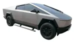 Боковые пороги в разных стилях для Tesla Cybertruck 2023+ Тесла Кибертрак стальные подножки обвес