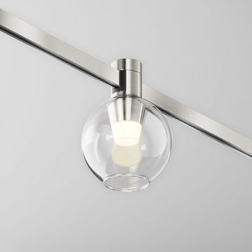 Магнитный трековый светодиодный светильник 3W 3000К TR148-1-3W3K-PT платина Bubble Flarity Maytoni