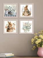 Картины на стену интерьерные на холсте 4 шт