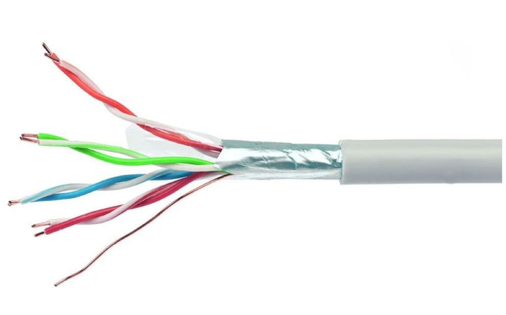 Кабель витая пара F/UTP 6 кат. 4 пары Cablexpert FPC-6057-4-CU/100