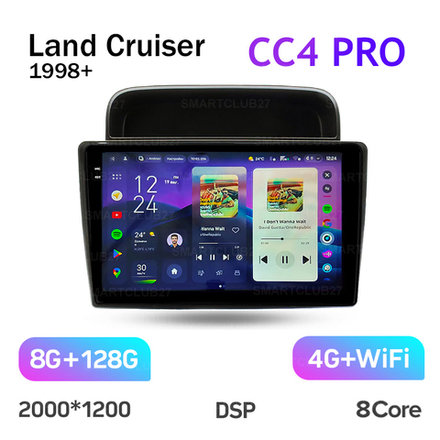 Teyes CC4 Pro 9" для Toyota Land Cruiser 1998+