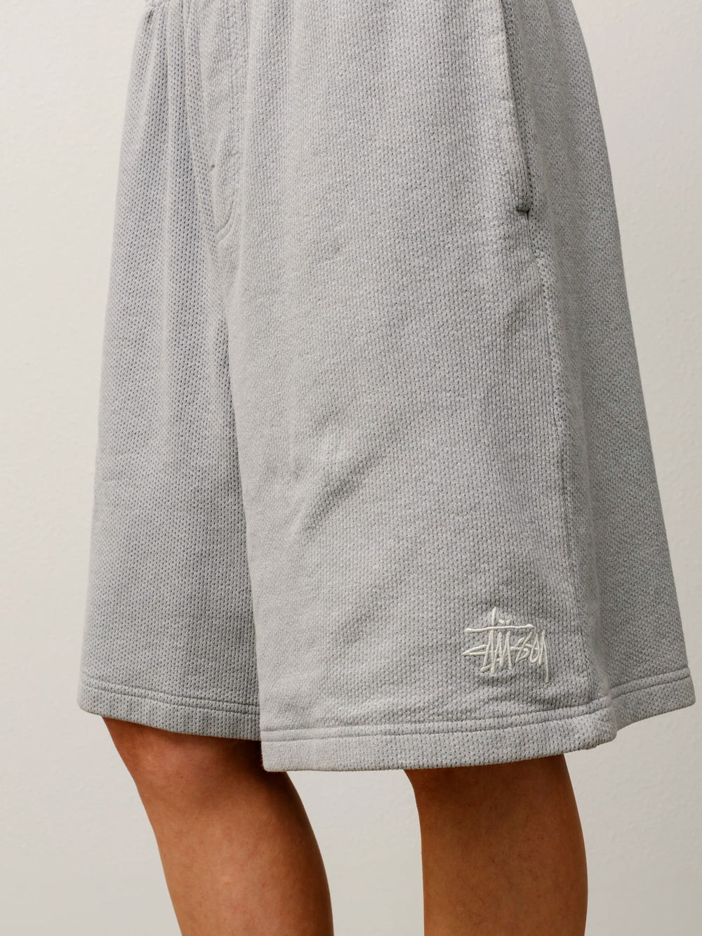 Шорты Stussy Double Layer Jersey Grey Heather