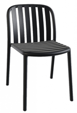 Стул пластиковый Papatya Galata-S, антрацит