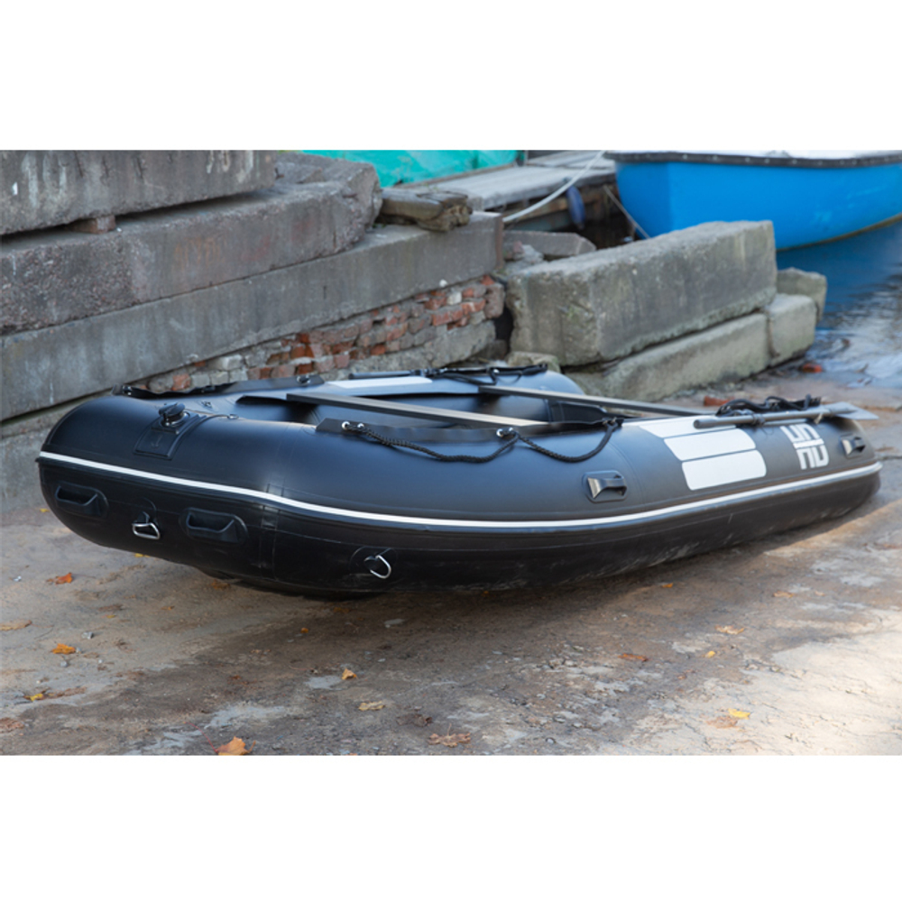 Надувная ПВХ-лодка BADGER Heavy Duty 430 AL, Серый