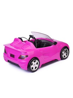 Игрушка Машина с куклой розовая (9010C)