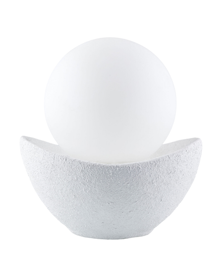 Белая настольная лампа “Мейперл”