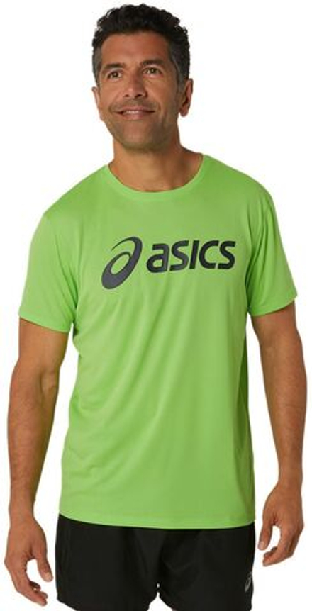 Мужская теннисная футболка Asics Core Asics Top - electric lime/french blue