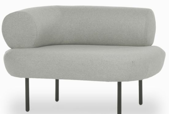 Кресло Adelaide R серая ткань