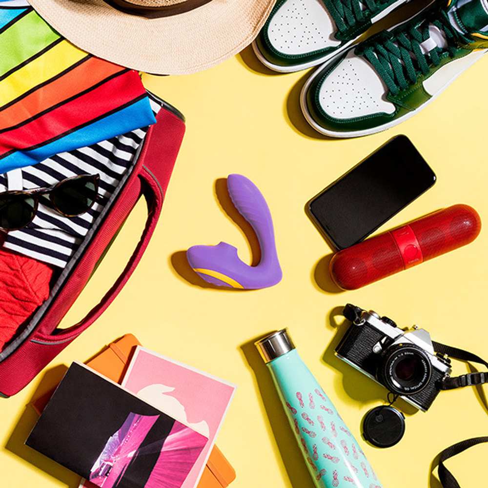 Сиреневый вибратор-стимулятор Romp Reverb Double Trouble Clitoral And G-Spot Stimulator RPRE1SGD