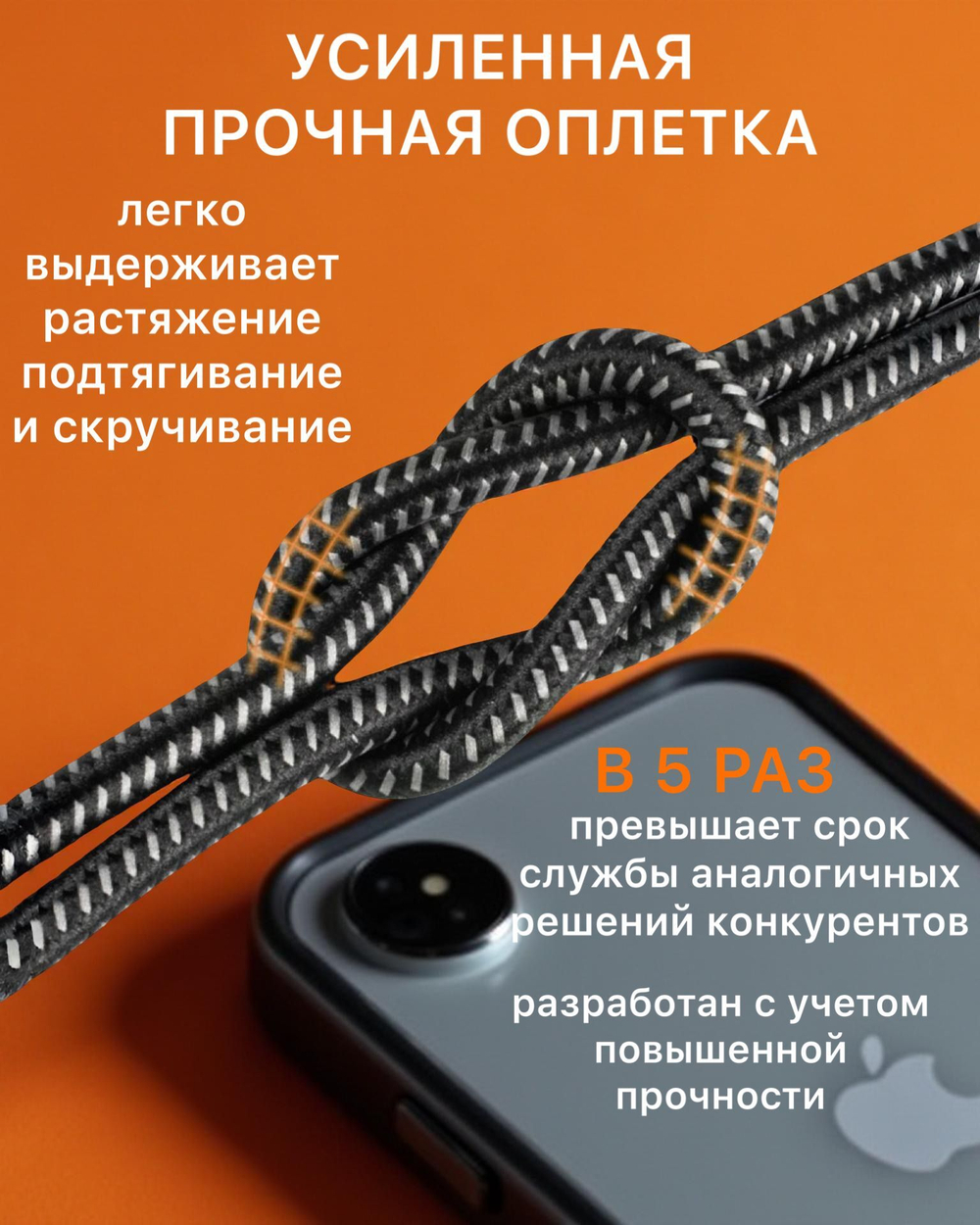 Зарядка для iphone Type-C / с кабелем Lightning / Блок питания / Зарядное устройство айфон ; белый