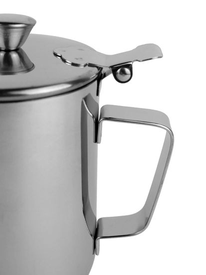 Молочник с крышкой 600 мл. из нержавеющей стали Kamille KM 4386