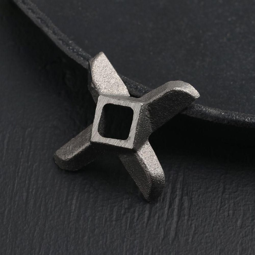 Нож для мясорубки А-8, посадочное отверстие 1×1 см