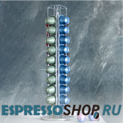 Подставка для хранения капсул, черная, 40 капсул