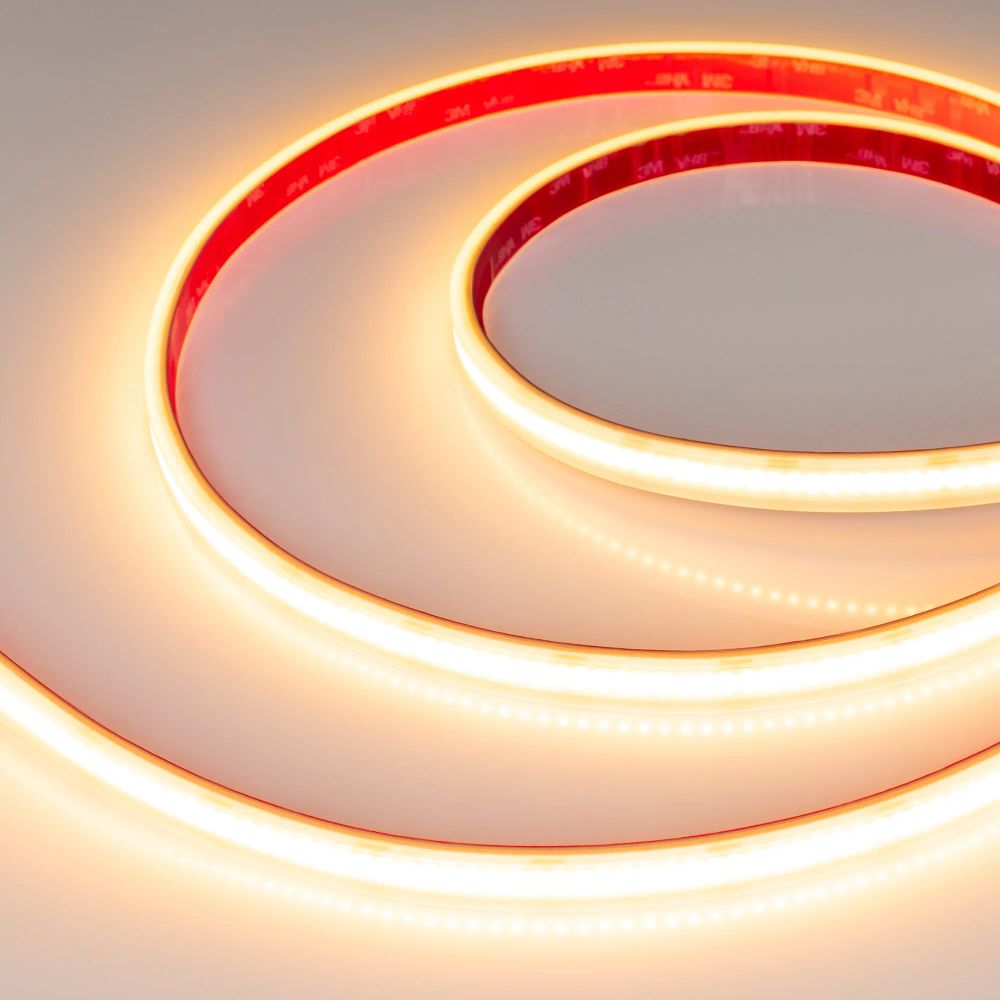 Светодиодная лента герметичная RTW-PS-A240-12mm 24V Warm2400 (19 W/m, IP67, 5m) (Arlight, CRI>90) 052650