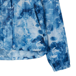 Женская Кофта теннисная Lacoste Lightweight Crocodile Print Tennis - небесный