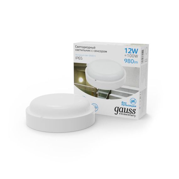 Потолочный светодиодный светильник Gauss Сауна 126411312