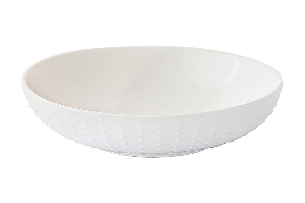 Тарелка суповая 20см Easy Life Drops белая