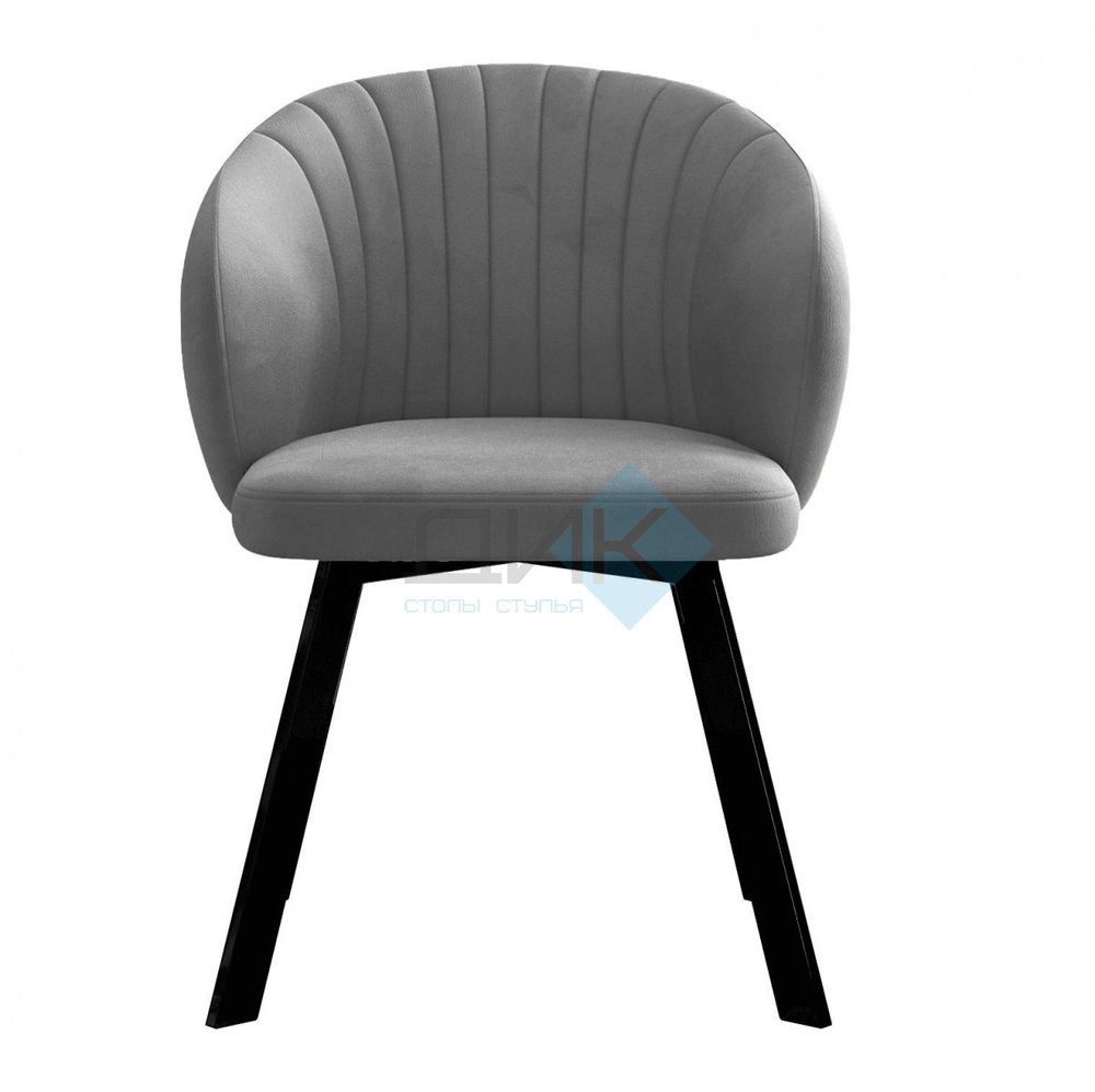 Стул DikLine 258 поворотный опоры чёрные