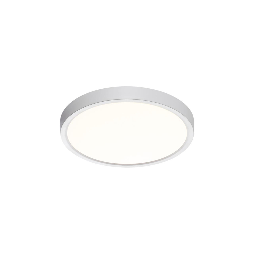 7659/18L MITRA LED SN 551 Светильник пластик/белый LED 18Вт 3000/4000K D230 IP40 ALFA WHITE