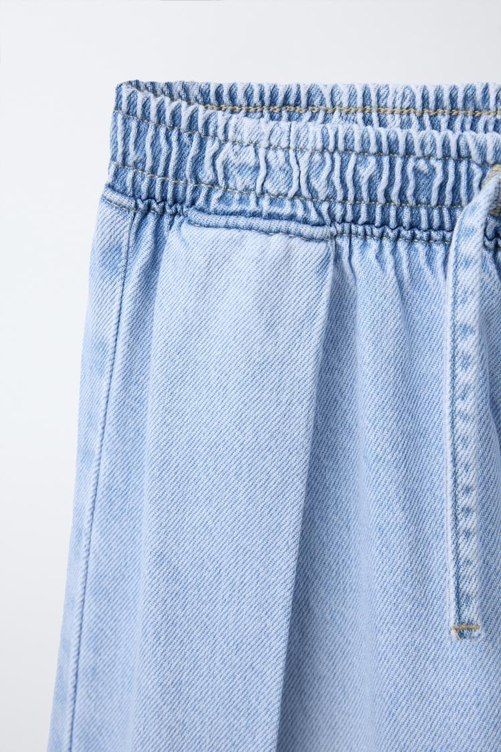 ZARA ДЖИНСЫ С ШИРОКИМИ ШТАНИНАМИ, СВЕТЛО-СИНИЙ