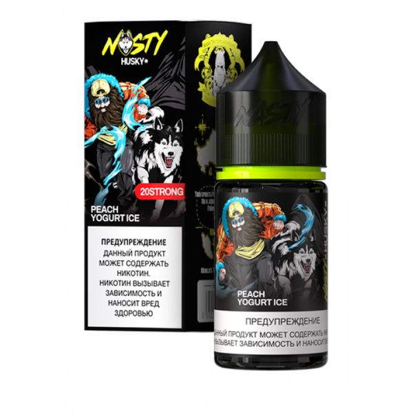 Купить Жидкость Nasty X Husky Import Salt 30 мл - Peach Yogurt Ice (20 мг)