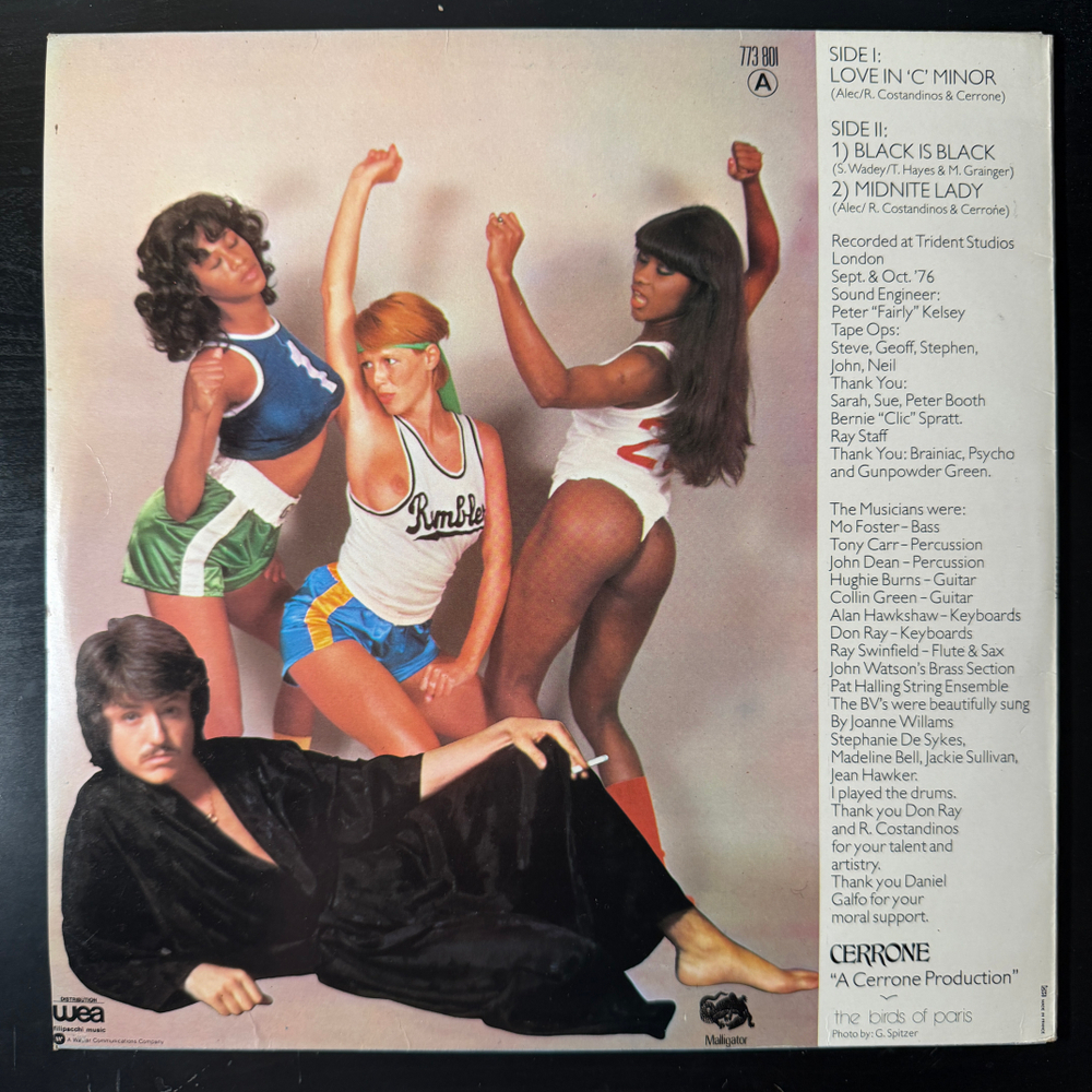 Cerrone ‎– Love In C Minor (Франция 1976г.)
