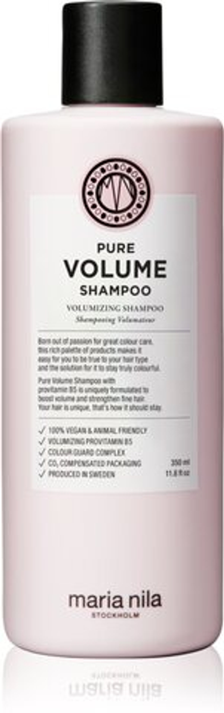 Maria Nila Pure Volume - шампунь для придания объема тонким волосам /  bez siarczanów 350  ml  / GTIN 7391681036109