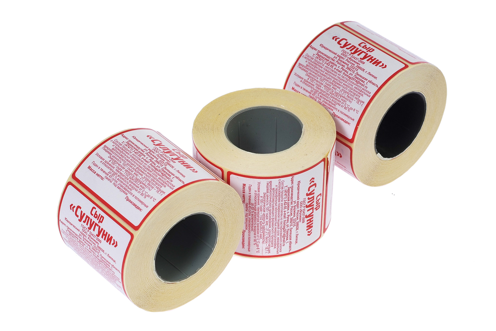 Термоэтикетка 58ммх60мм втулка 40мм ECO Сыр Сулугуни