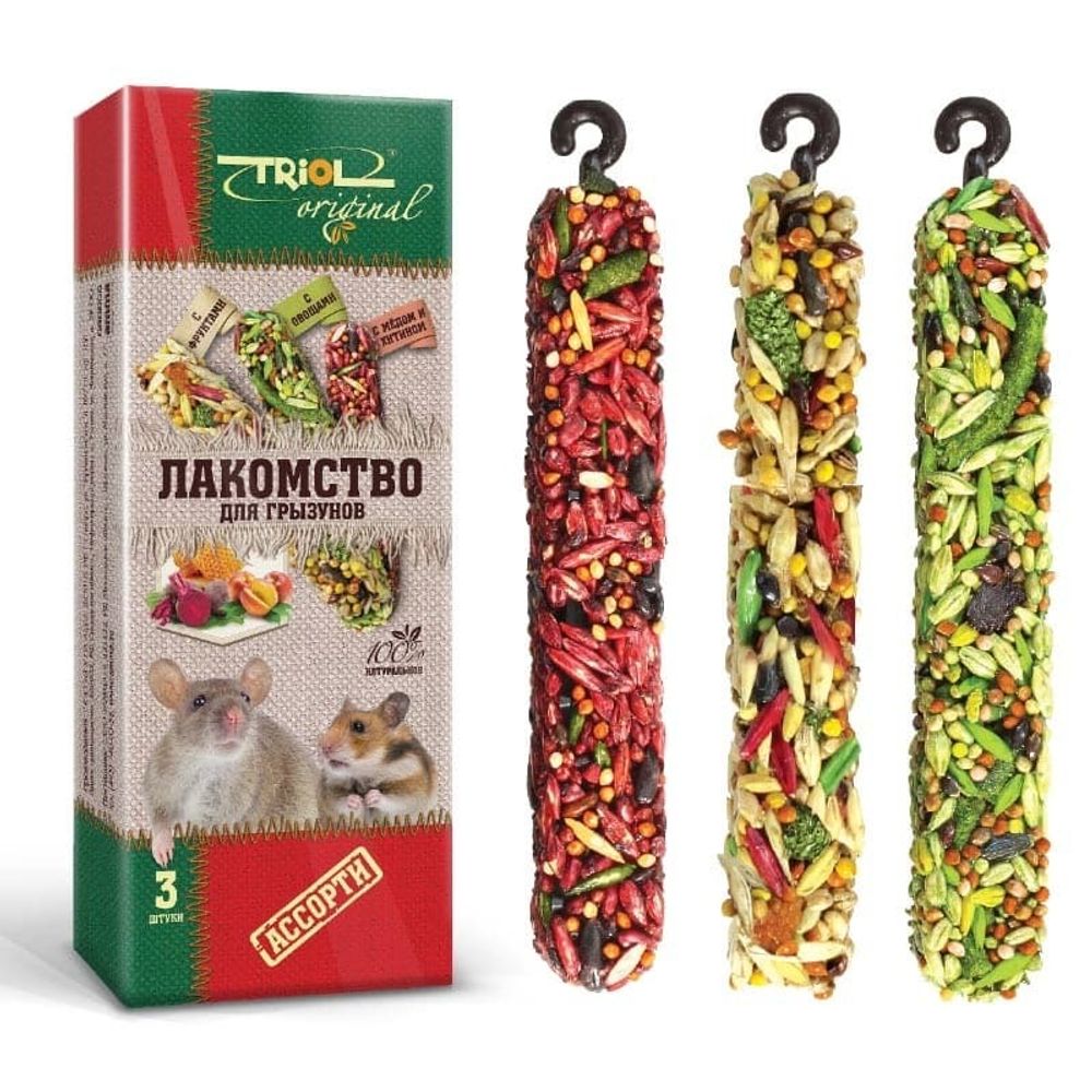 Triol: лакомство ассорти д/грызунов