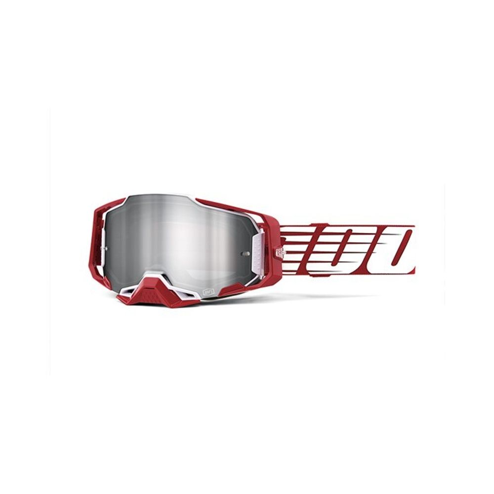 Очки 100% Armega Goggle Oversized Deep Red / Flash Silver Lens (50721-261-02)