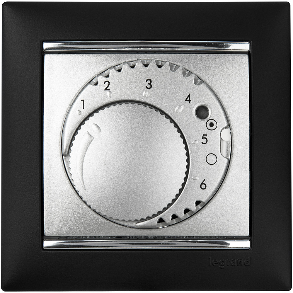 Терморегулятор для тёплого пола 16А 250В - алюминий Valena Classic LEGRAND