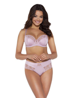 Бюстгальтер Freesia с сшивными чашками и кружевом (Размер: 65F) (Цвет: телесный)