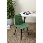 Стул clifford, велюр, зеленый