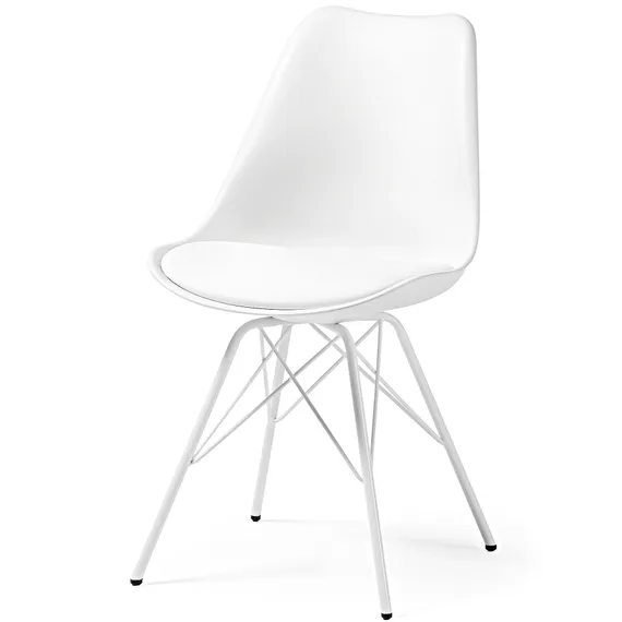 Стул Lars Metal белый | La Forma | Купить в Hallberg.ru