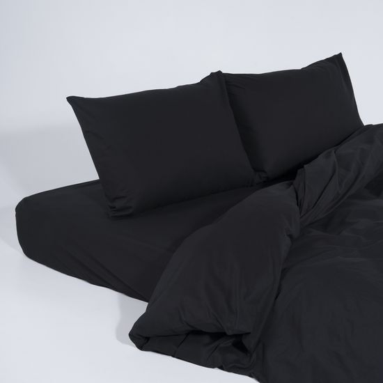 Простыня на резинке Black Style, 180x200х30 , ранфорс DOMTEKC