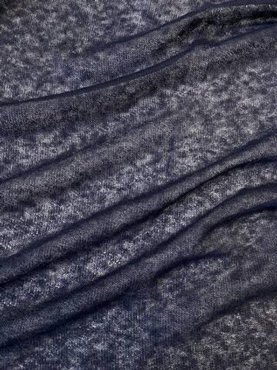 Трикотаж шерсть с п/а Ermanno Scervino темно-синий