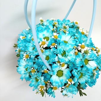 Сумочка хризантем с ромашкой Мальвина 2.0