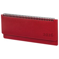 Планинг датированный 2026 305х140 мм GALANT "Ritter" под кожу красный (117237)