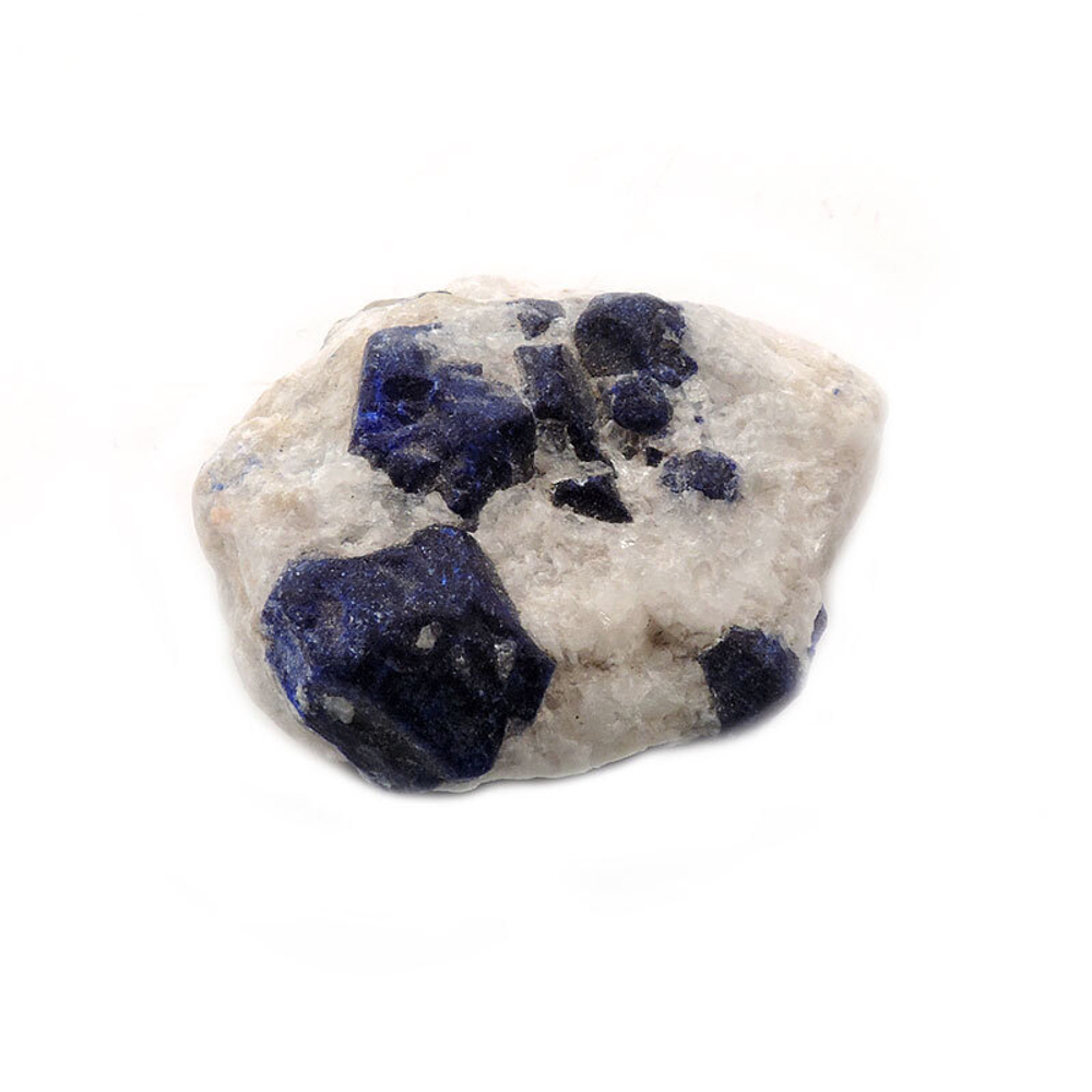 Лазурит кристалл в кальците (до 30гр.) асс.