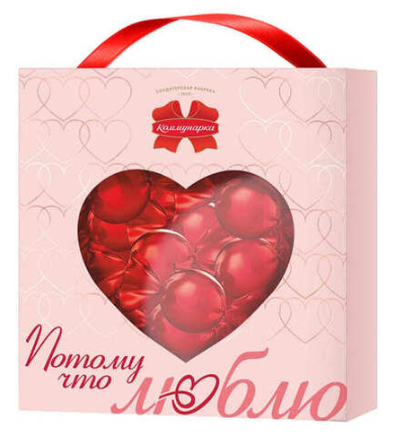 Набор конфет "Потому что люблю" 325г. Коммунарка