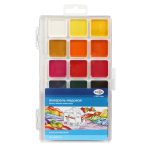 Акварель медовая "Классика" 18 цветов, без кисти, пластик (Гамма)