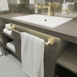 Полотенцедержатель Fixsen Comfort Gold 62 см, золото сатин (FX-87001)