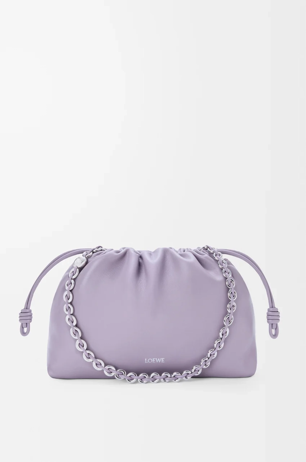 Loewe Сумка Flamenco среднего размера из мягкой кожи ягненка наппа, сиреневый